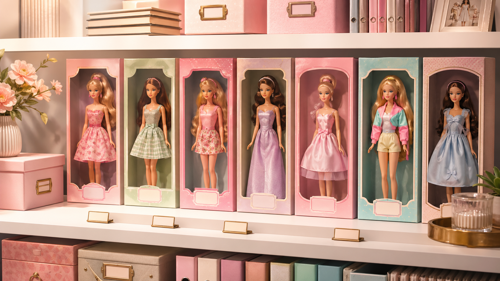 Generic collector shelf illustration